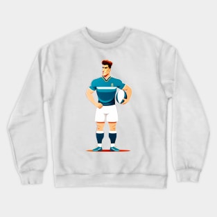 Rugby Player Crewneck Sweatshirt